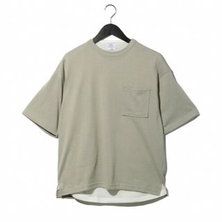 コーエン(coen)の【coen/コーエン】パンチング リアルレイヤードTシャツ・ベージュ系・Lサイズ(Tシャツ/カットソー(半袖/袖なし))