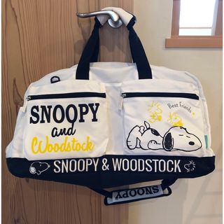 スヌーピー(SNOOPY)の【ゆき様専用】スヌーピー　ボストンバッグ白(ボストンバッグ)