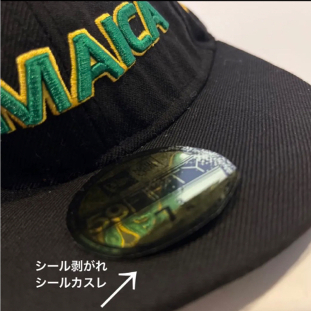 NEWERA ニューエラ/Jamaicaキャップ　7 3/8/ブラックペーズリー