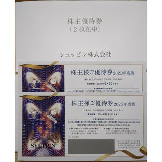 シュッピン 株主優待券 2枚(ショッピング)