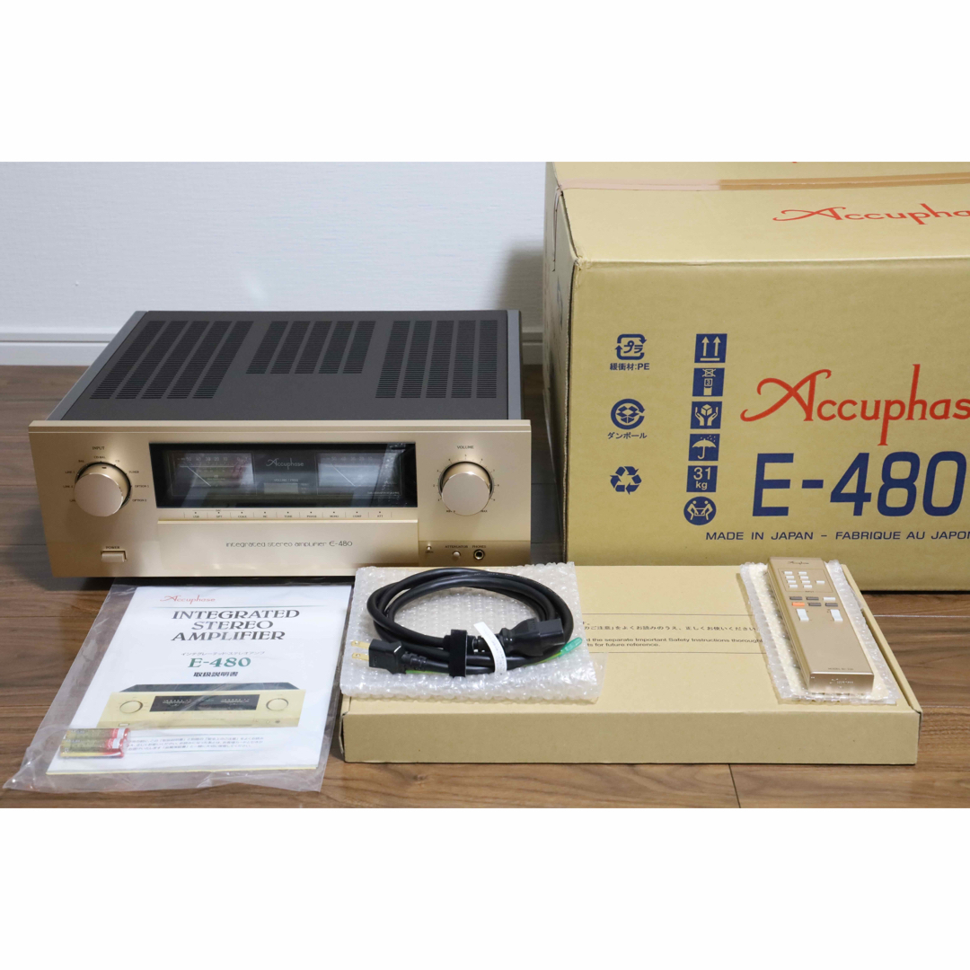 accuphase E-480 プリメインアンプ 2026.12までメーカー保証
