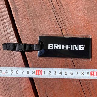 ブリーフィング(BRIEFING)の新品!!BRIEFING ブリーフィング ネームプレート ネームタグ/黒色×白色(その他)