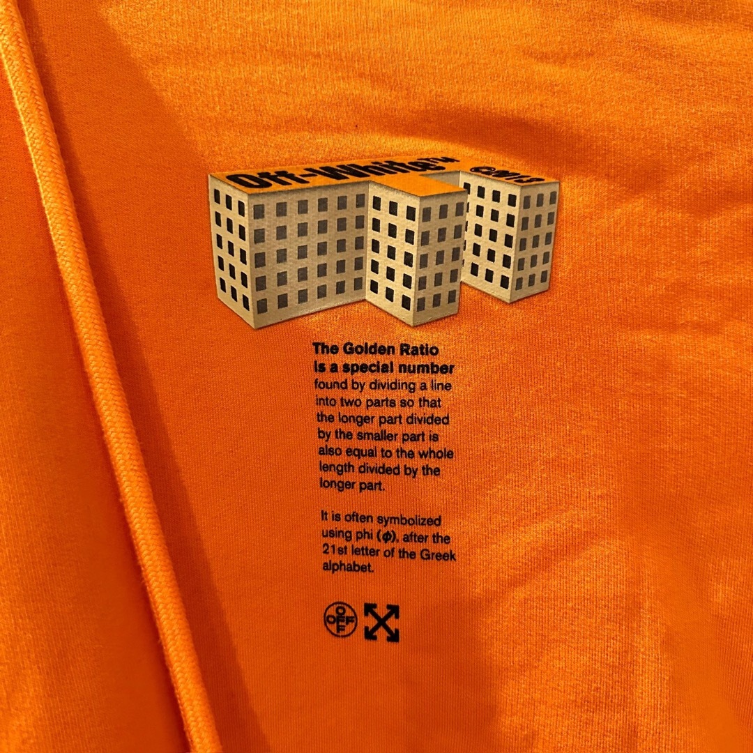 OFF-WHITE フーディー オフホワイト 半袖 Tシャツ パーカー モンクレ