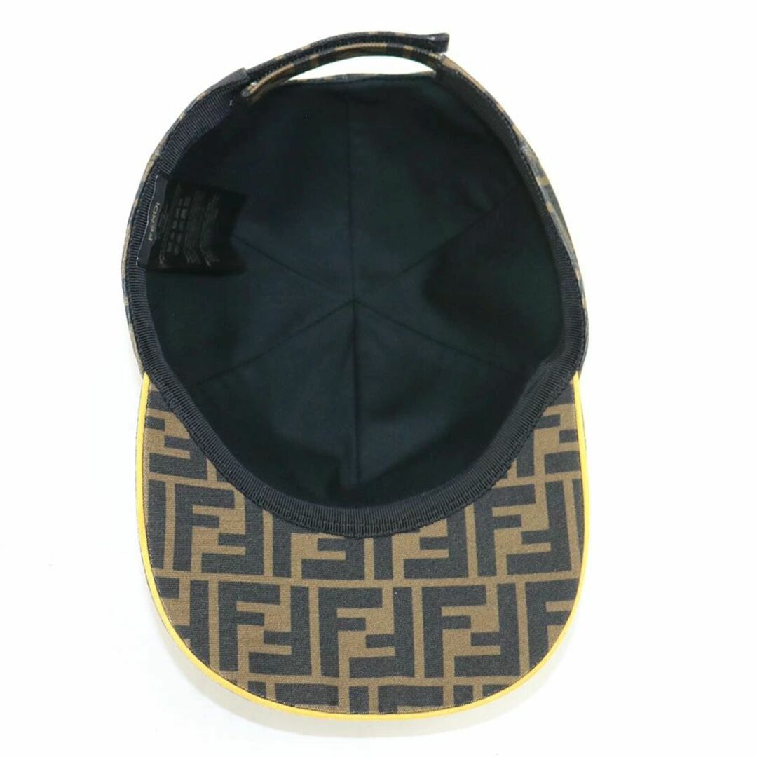 Fendi ロゴ ベースボールキャップ ブラウン FENDI - フェンディ 【FENDI】 ブラウンファブリック ベース