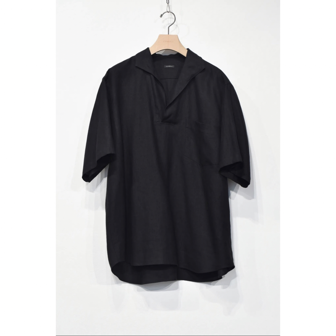 【19ss/希少品】comoli シャツ ブラック サイズ 3