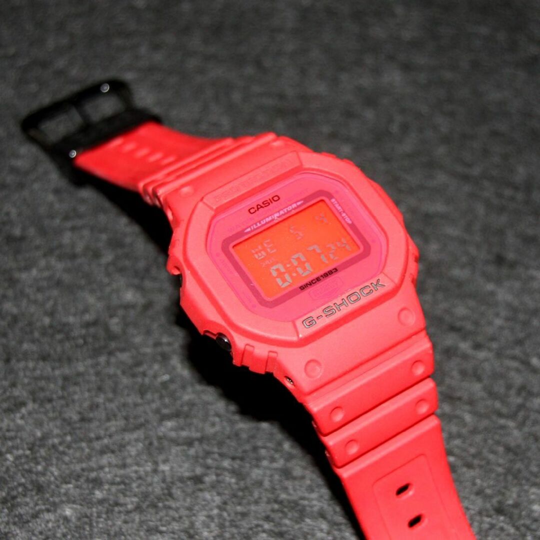 G-SHOCK RED OUT DW-5635C-4JR 35周年記念モデル 時計 品揃え豊富で