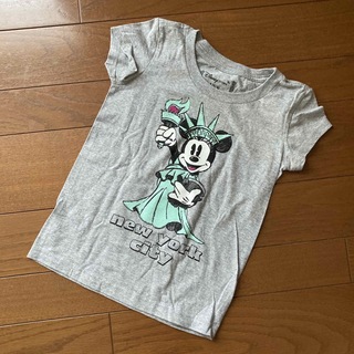 ディズニー(Disney)の新品☆ミニー半袖Tシャツ(グレー)110(Tシャツ/カットソー)