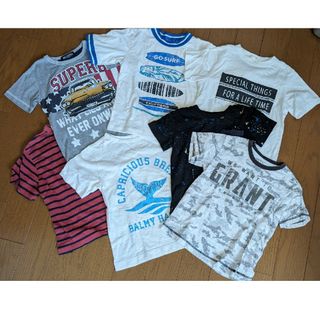 ジーユー(GU)のTシャツ　男の子　まとめ売り　120サイズ　7枚セット(Tシャツ/カットソー)