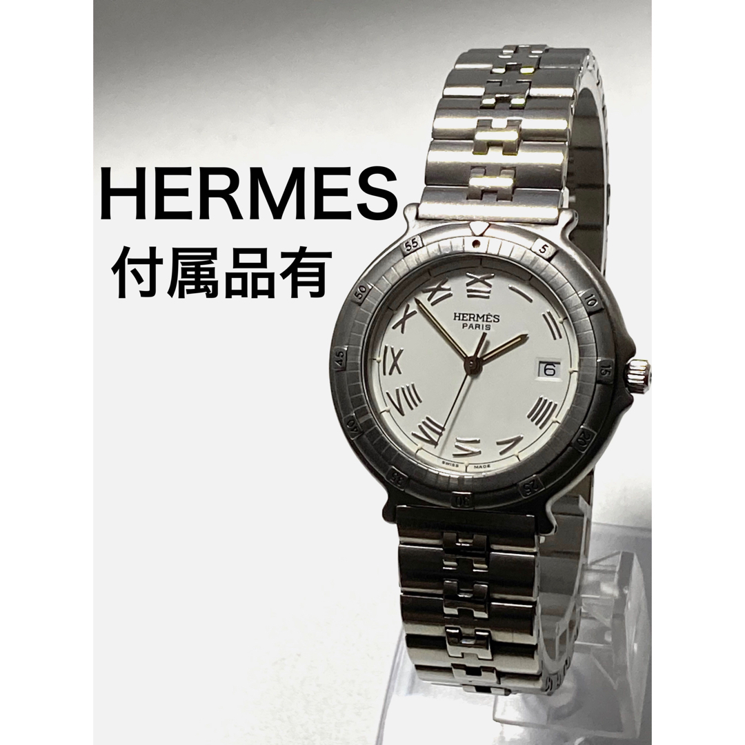 極美品！　HERMES エルメス　キャプテンニモ　電池新品　メンズ腕時計時計