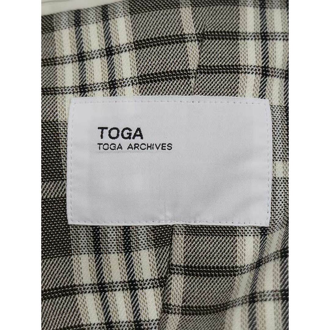 TOGA(トーガ)のTOGA ARCHIVES 21SS ジレドッキングチェックジャケット レディースのジャケット/アウター(その他)の商品写真