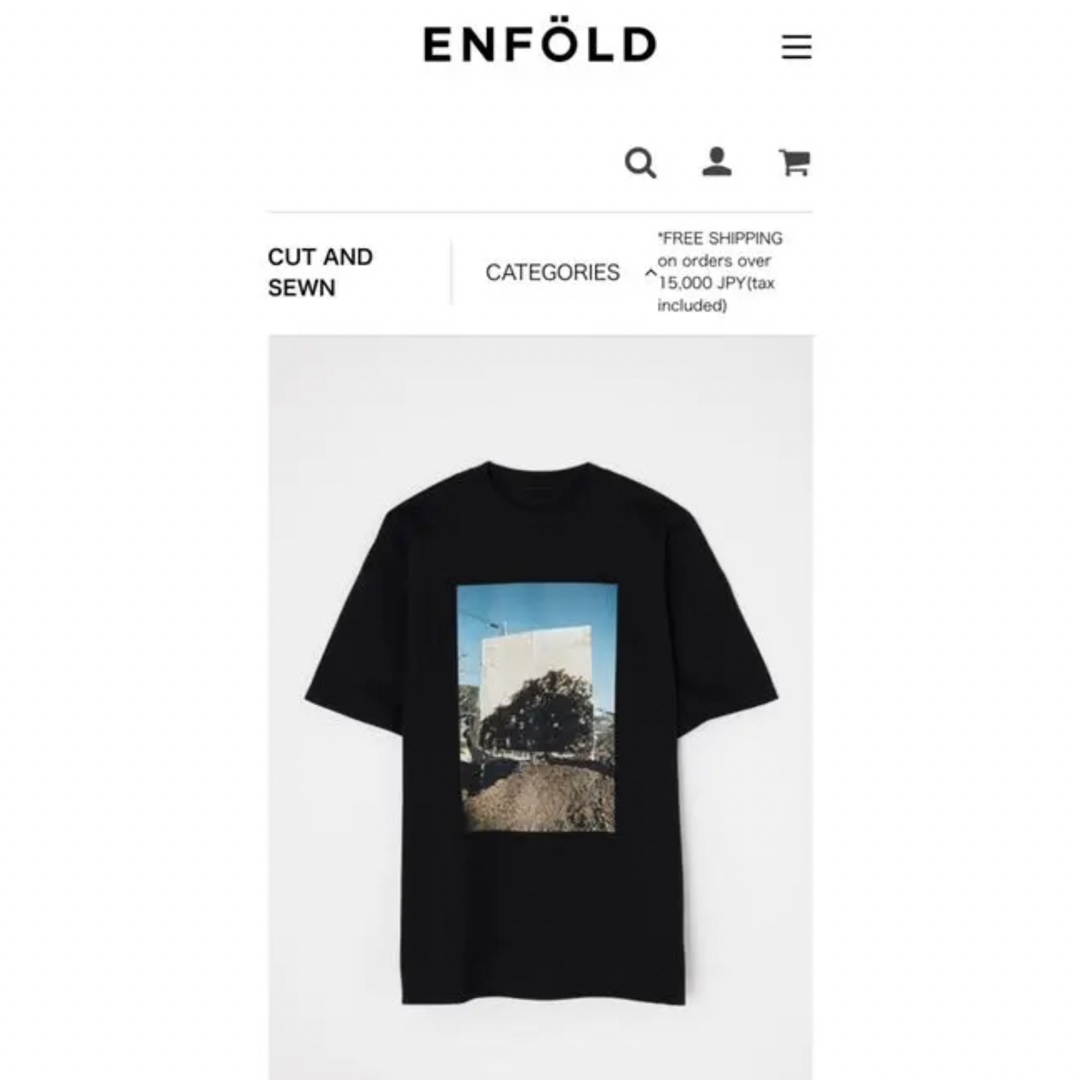 ENFÖLD T-SHIRT by YUSUKE YAMATANI