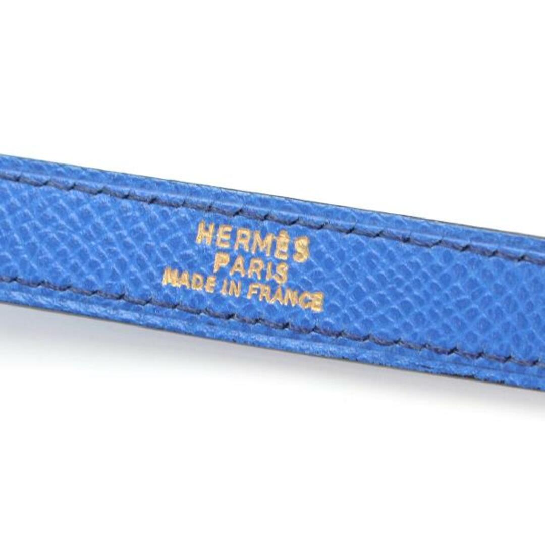 エルメス HERMES ケリー用 ショルダー ストラップ クシュベル ブルーフランス ゴールド 金具 VLP 90073914