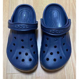 クロックス(crocs)のクロックス(ネイビー)(サンダル)