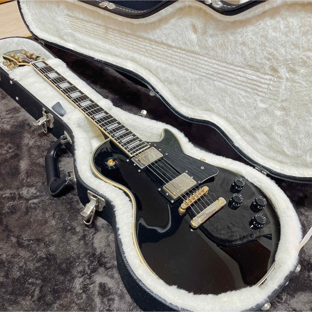 超定番超定番美品Epiphone(エピフォン)レスポールCustomPROカスタム