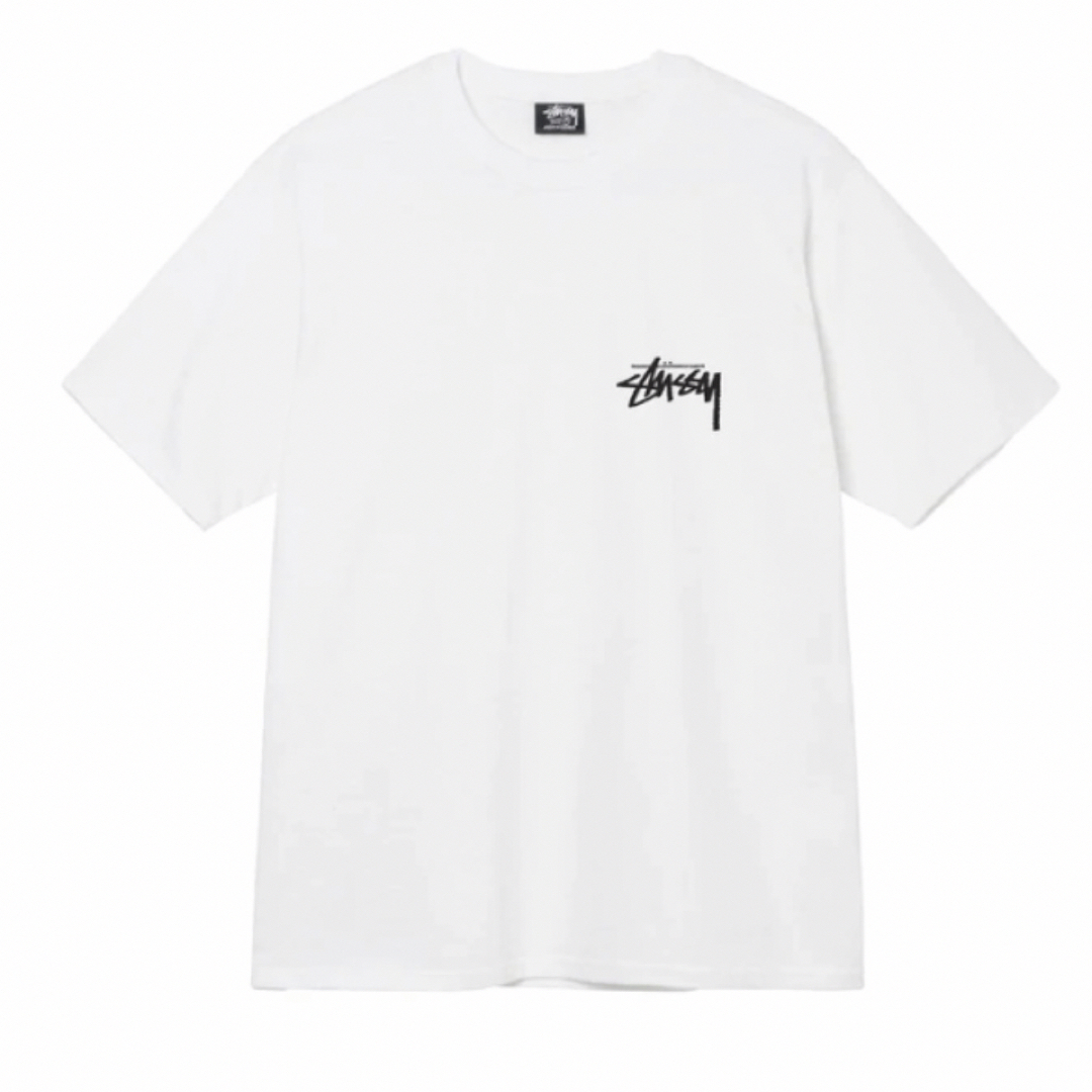 新品 未使用 ステューシー TEE ホワイト 白 半袖 Tシャツ L