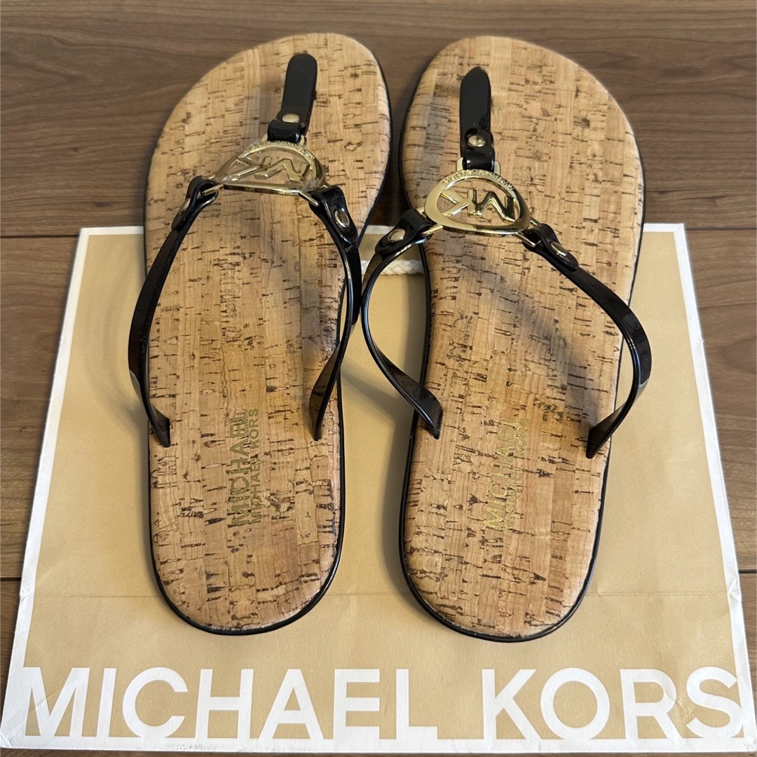 Michael Kors(マイケルコース)の未使用MICHAEL KORS マイケルコース　トングサンダル　ラストワン レディースの靴/シューズ(サンダル)の商品写真