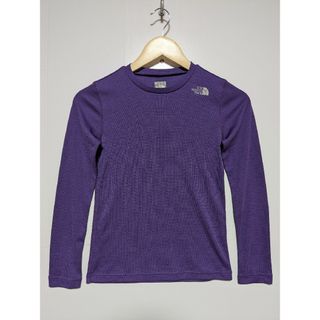 ザノースフェイス(THE NORTH FACE)のノースフェイス パープル系 ロンT レディース Sサイズ 希少 レア 古着(Tシャツ(長袖/七分))