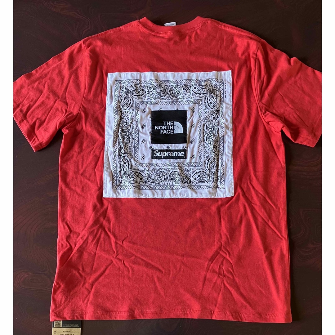 ノースフェイスSupreme / The North Face Bandana Tee Red