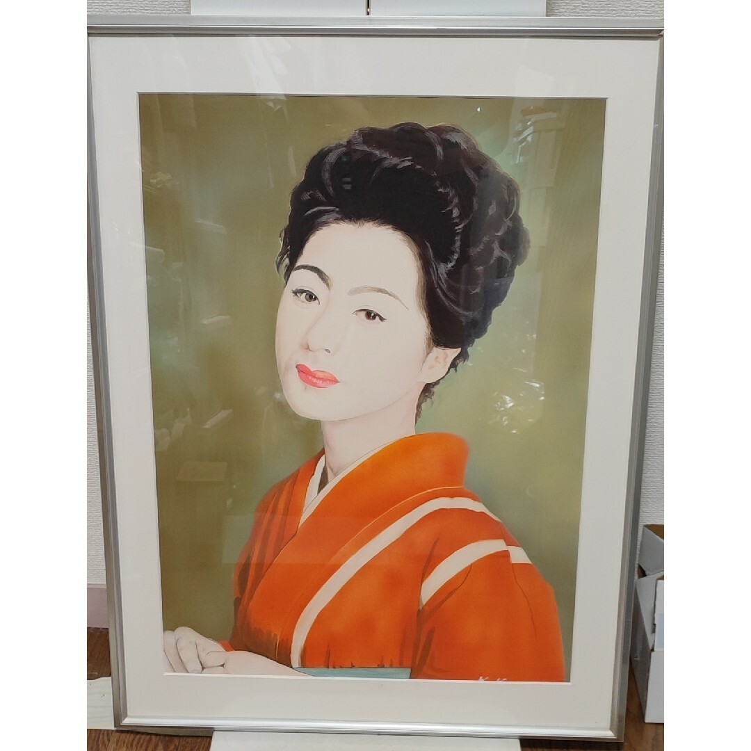 長山洋子さん　肖像画