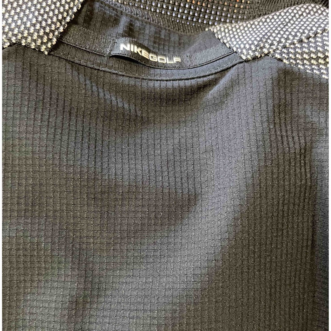 NIKE(ナイキ)のNIKE GOLFシャツボタンダウン黒×ピンク スポーツ/アウトドアのゴルフ(ウエア)の商品写真