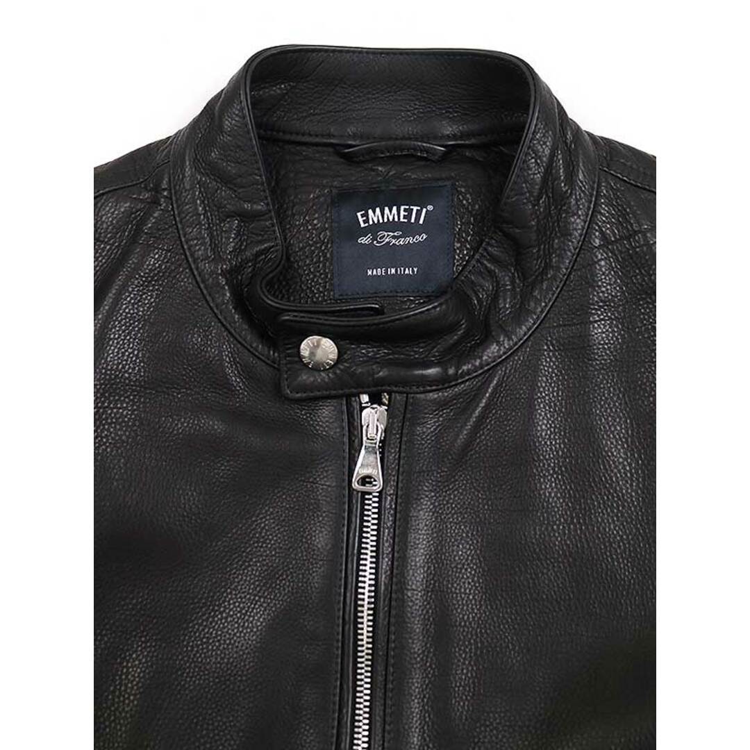 EMMETI JURI LUXE SETA GRAIN ライダースジャケット - レザージャケット