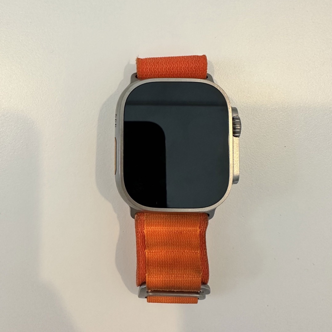 Apple Watch Ultra 49mm チタニウムオレンジアルパインループ