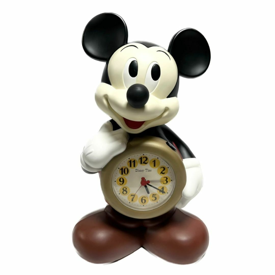 ☆動作品‼ 良品 Disney Time ミッキー 目覚まし時計 FD411A 置時計