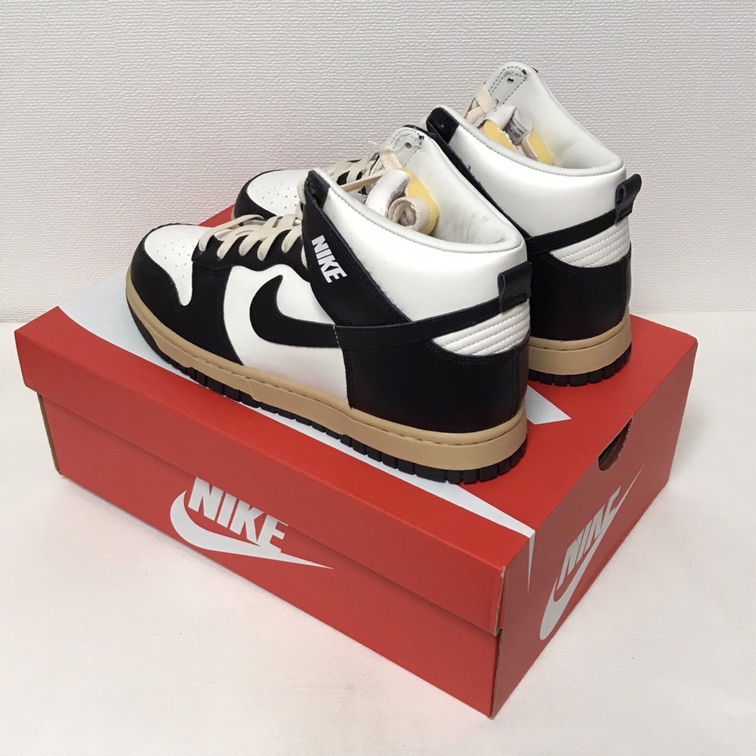 NIKE DUNK HIGH RETRO 27cm ブラック ホワイト パンダ
