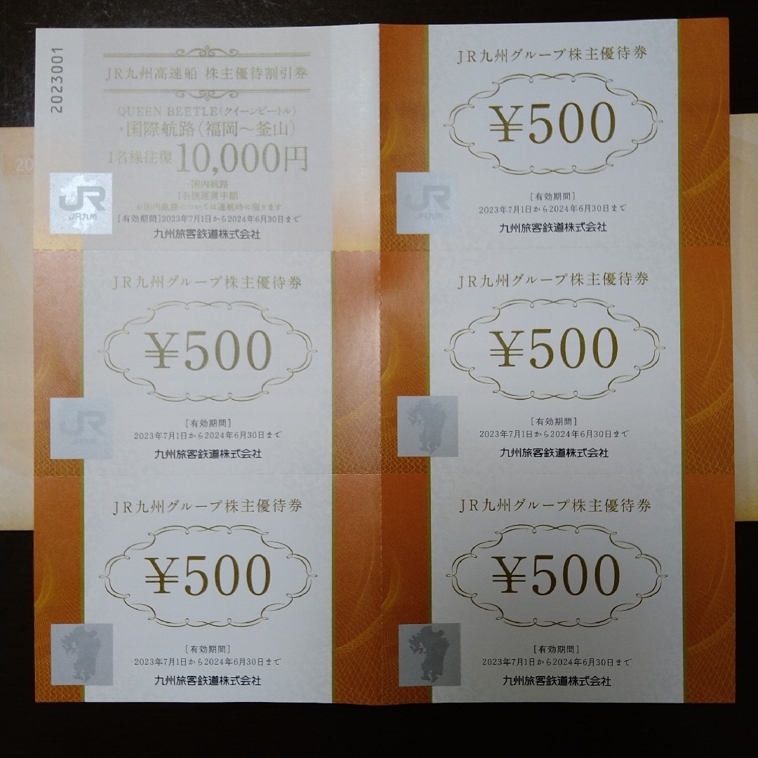 最新　３０枚ほか　九州旅客鉄道株式会社　株主優待