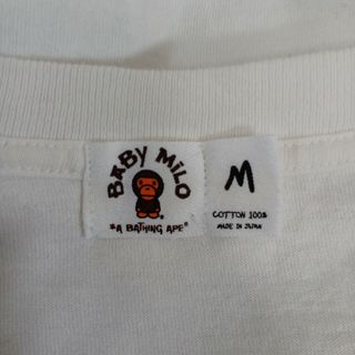 A BATHING APE エイプ ベイプ メンズ Tシャツ ホワイト M