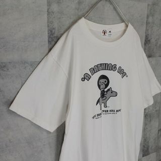 A BATHING APE エイプ ベイプ メンズ Tシャツ ホワイト M