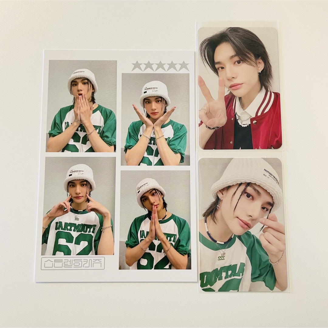 straykids スキズ 樂-STAR 封入 フォトカード コンプ ×5