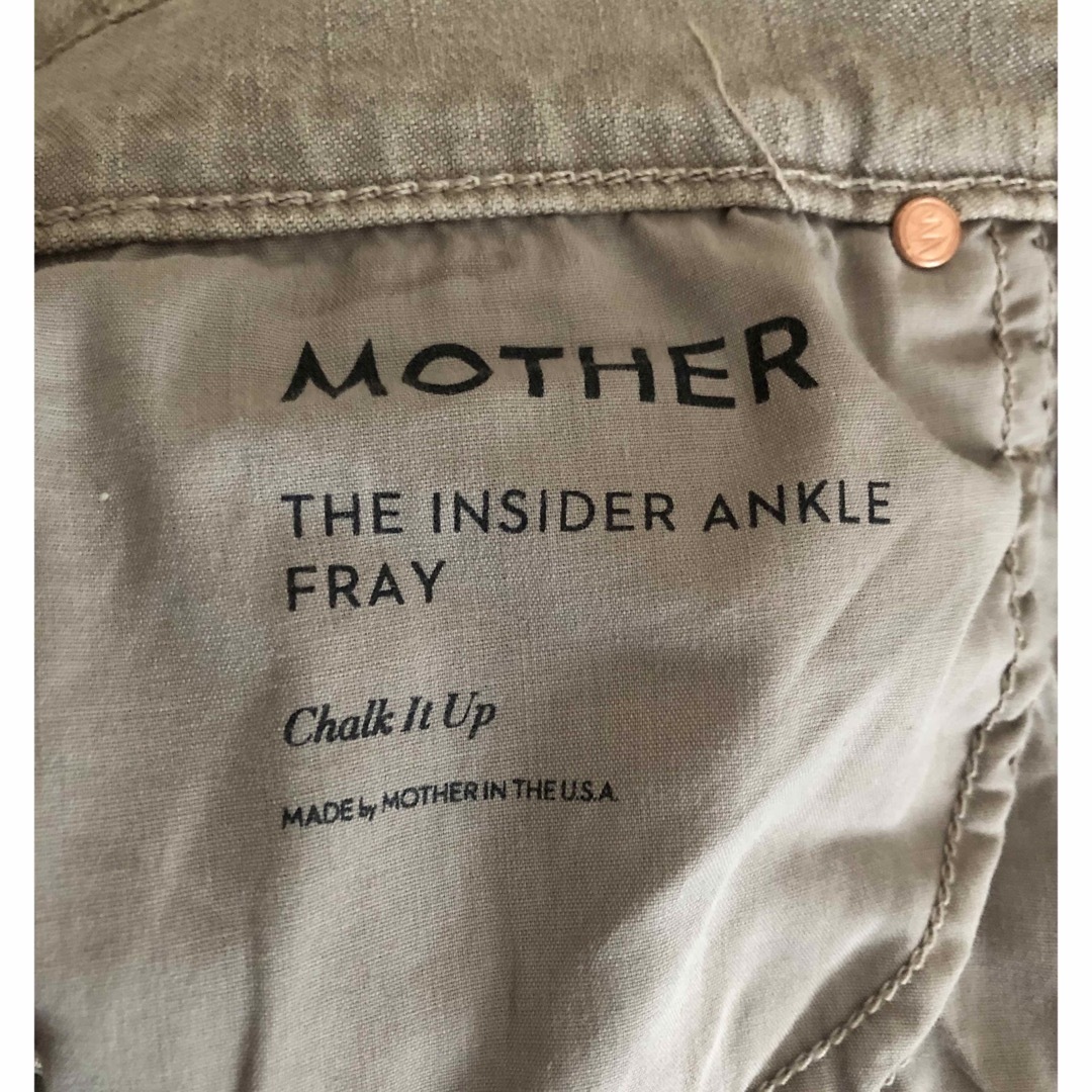 ほぼ新品【MOTHER/マザー】THE INSIDER ANKLE デニム 27