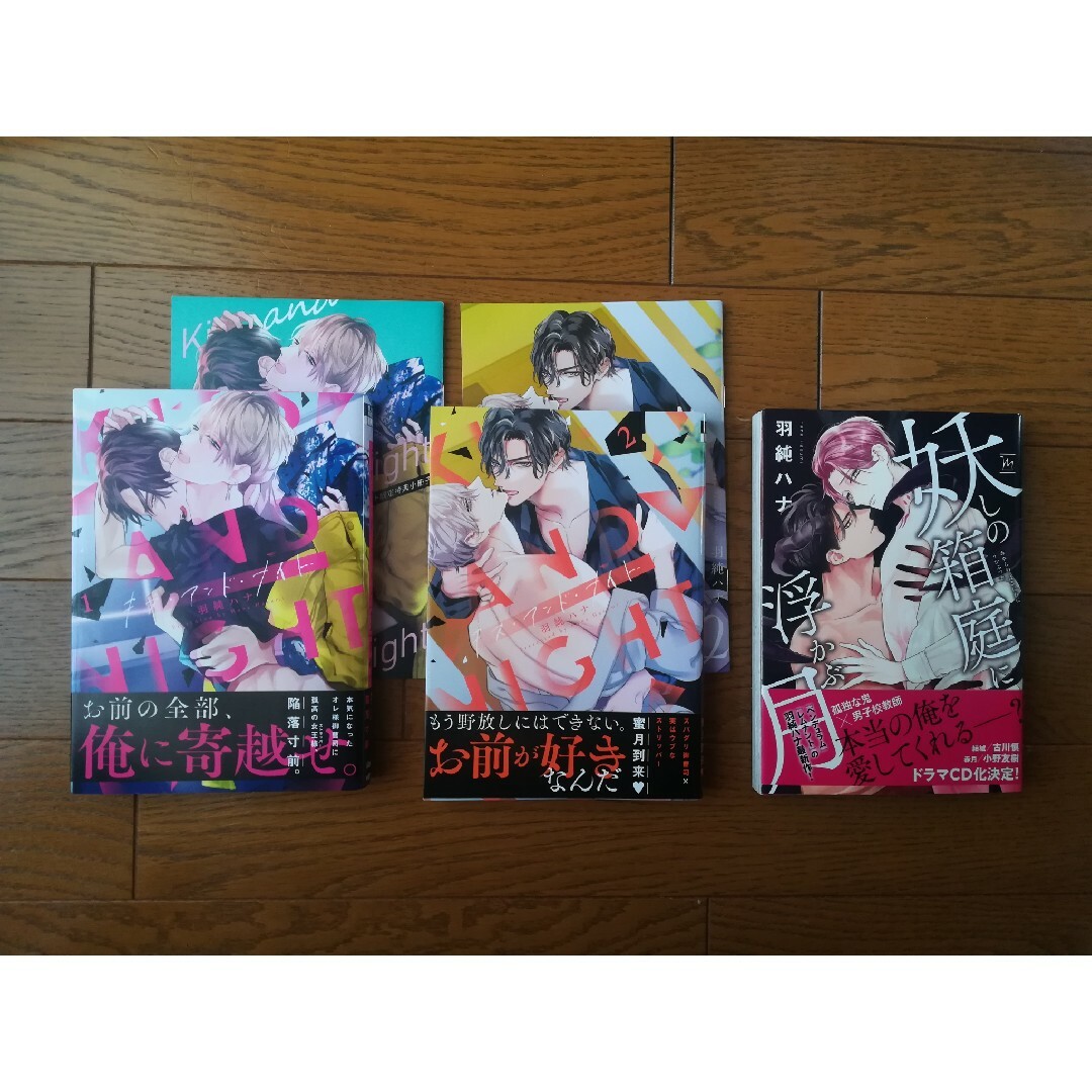 ★羽純ハナ『レムナント』『プチミニョン』『キス・アンド・ナイト』他14冊　特典付