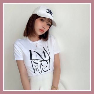 エイミーイストワール(eimy istoire)のeimy istoire ♡ eimyロゴフィットTシャツ(Tシャツ(半袖/袖なし))