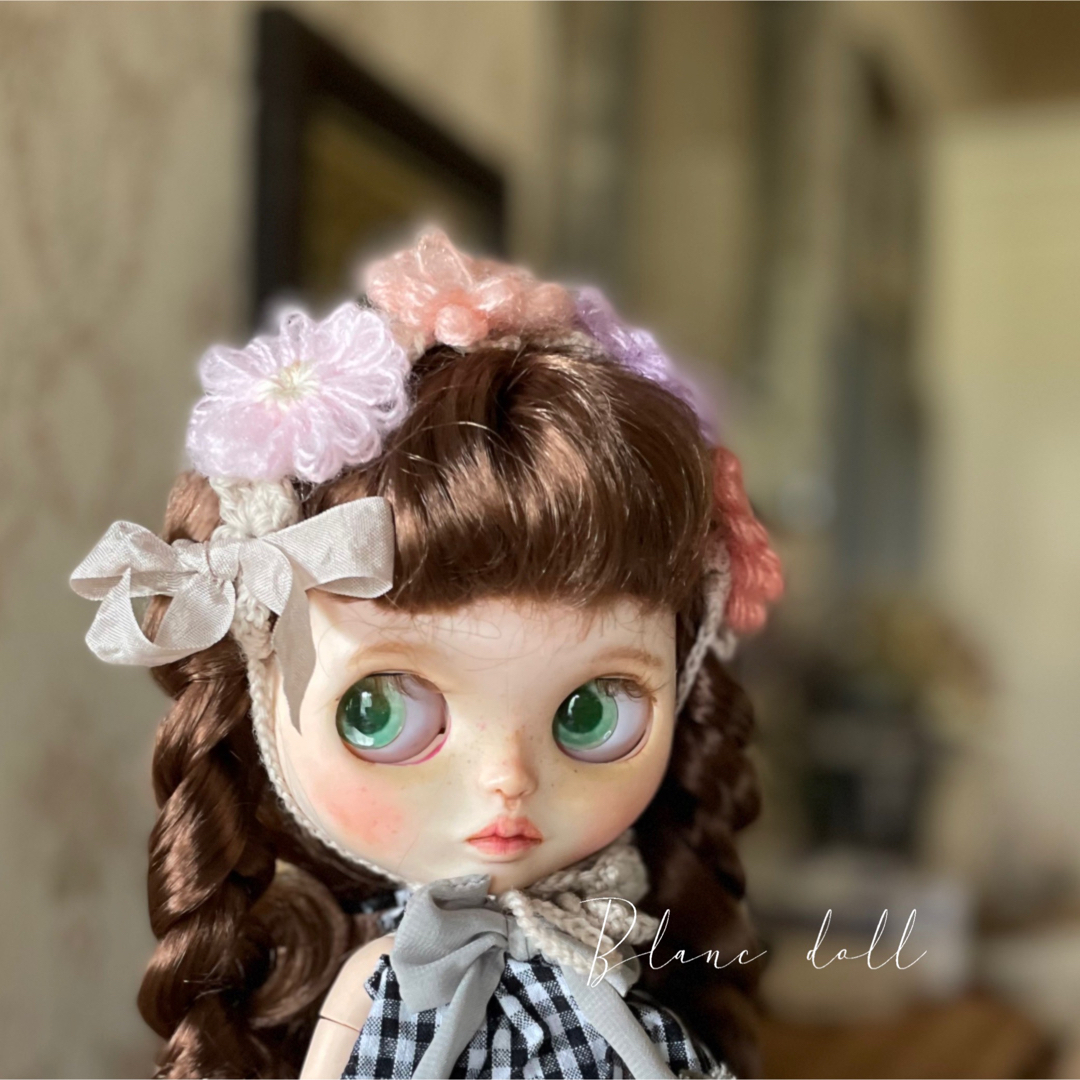 お花のヘアバンドの通販 by blancdoll_ooak｜ラクマ