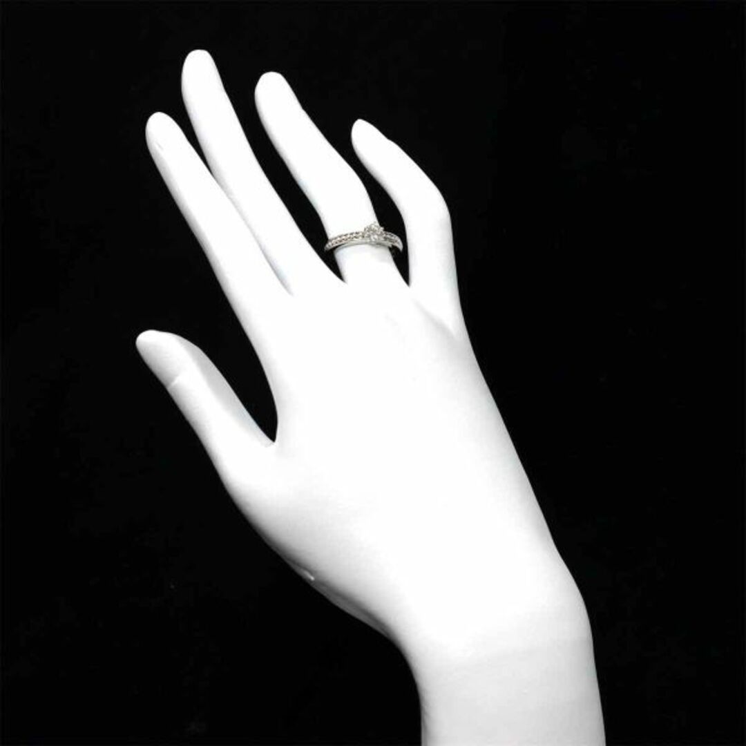 イヴ サンローラン Yves Saint Laurent ソリティア ダイヤ 0.34ct F/VVS2/VG 10.5号 リング Pt 指輪【鑑定書付き】VLP 90191856