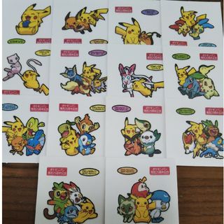 ポケモン - ポケモンパン 発売25周年記念 デコキャラシール 14枚セット
