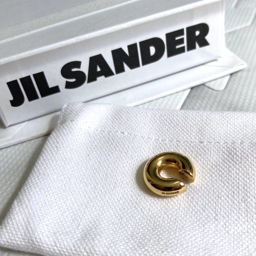 Jil Sander(ジルサンダー)の★箱あり★ジルサンダー★イヤーカフ★片耳★ゴールド★ポテっとして可愛い★ レディースのアクセサリー(イヤーカフ)の商品写真