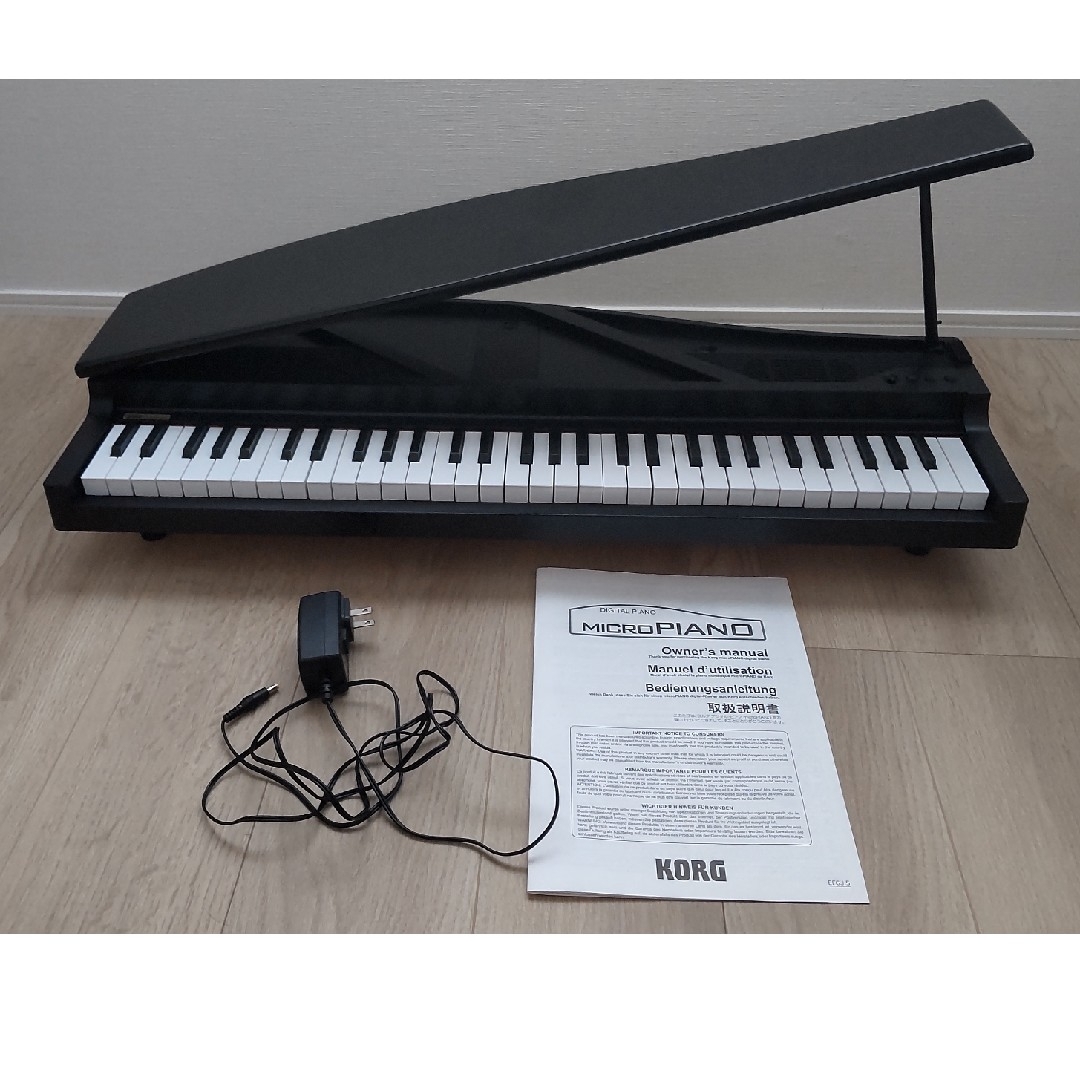 KORG(コルグ)のコルグ マイクロピアノ(黒) KORG MICRO PIANO(BK) 楽器の鍵盤楽器(キーボード/シンセサイザー)の商品写真