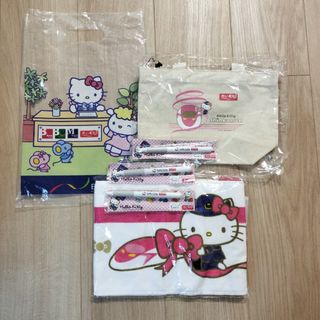 ハローキティ(ハローキティ)の★Hellow Kitty ノベルティグッズ3点セット(ノベルティグッズ)