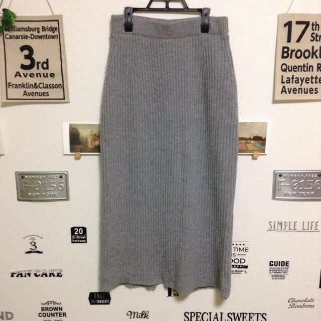 SLOBE IENA(スローブイエナ)のIENA SLOBE リブマキシタイトスカート レディースのスカート(ロングスカート)の商品写真