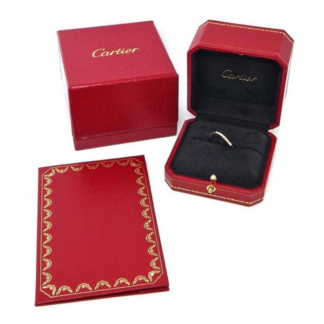 Cartier(カルティエ)のカルティエ Cartier リング ヌーベルバーグ B4094400 カーブ ウェーブ 16ポイント ダイヤモンド K18YG 9号 / #49 【箱・保付き】 【中古】 レディースのアクセサリー(リング(指輪))の商品写真