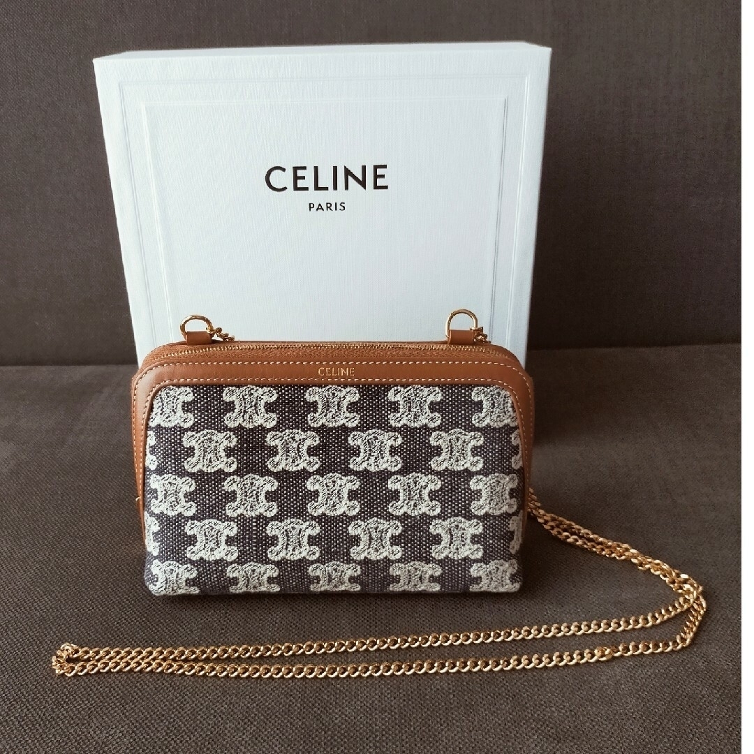 CELINE チェーン　クラッチ　ショルダー