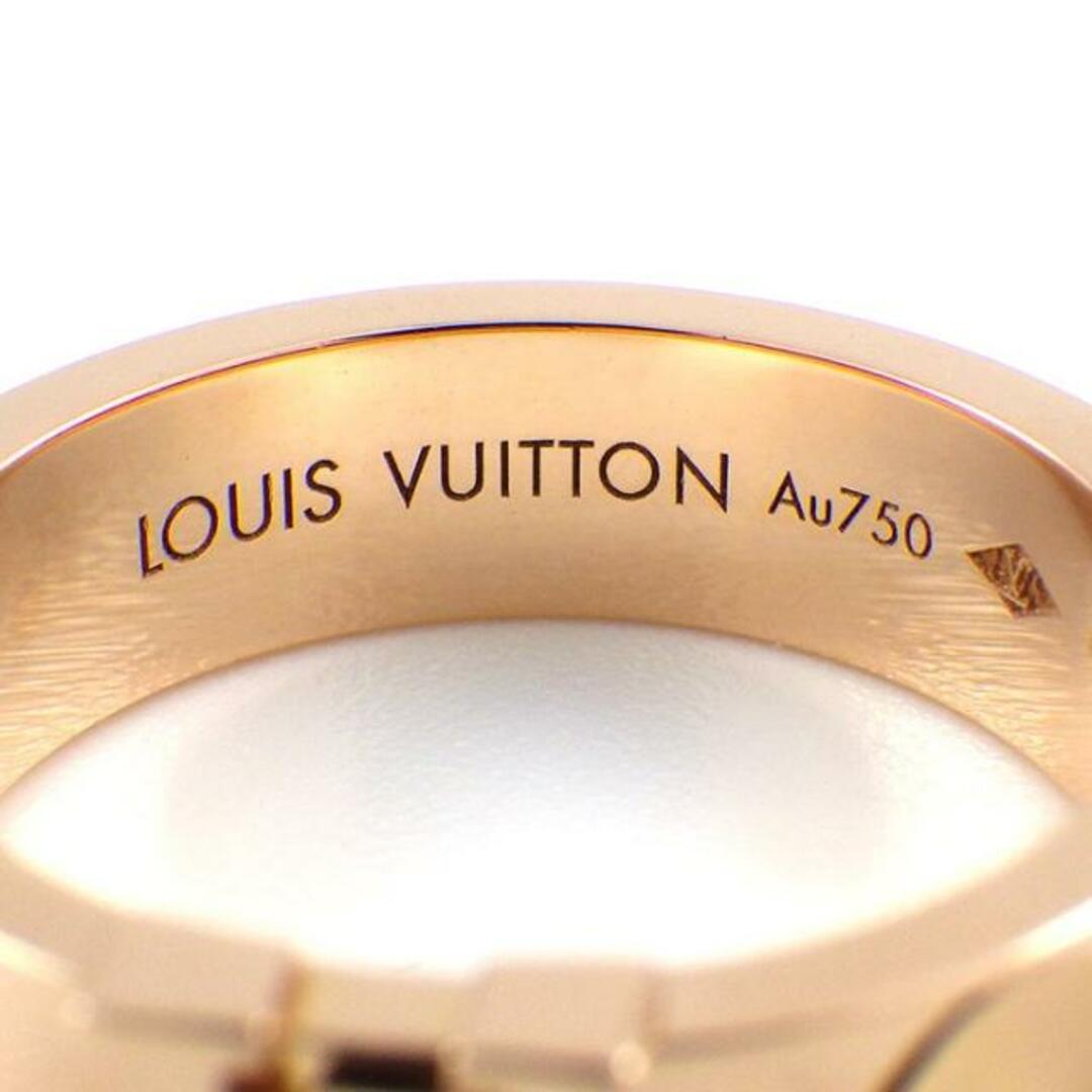 LOUIS VUITTON(ルイヴィトン)のルイ・ヴィトン LOUIS VUITTON リング バーグ アンプラント LV Q9K98H ロゴ モノグラム K18PG 10号 / #50 【中古】 レディースのアクセサリー(リング(指輪))の商品写真