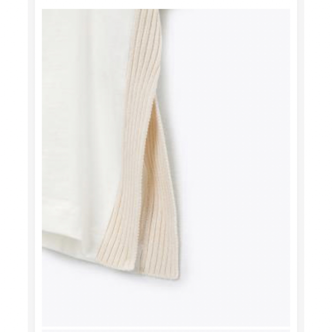 ZARA(ザラ)のZARA 両サイドスリットがセクシーtシャツ ホワイト メンズのトップス(Tシャツ/カットソー(半袖/袖なし))の商品写真
