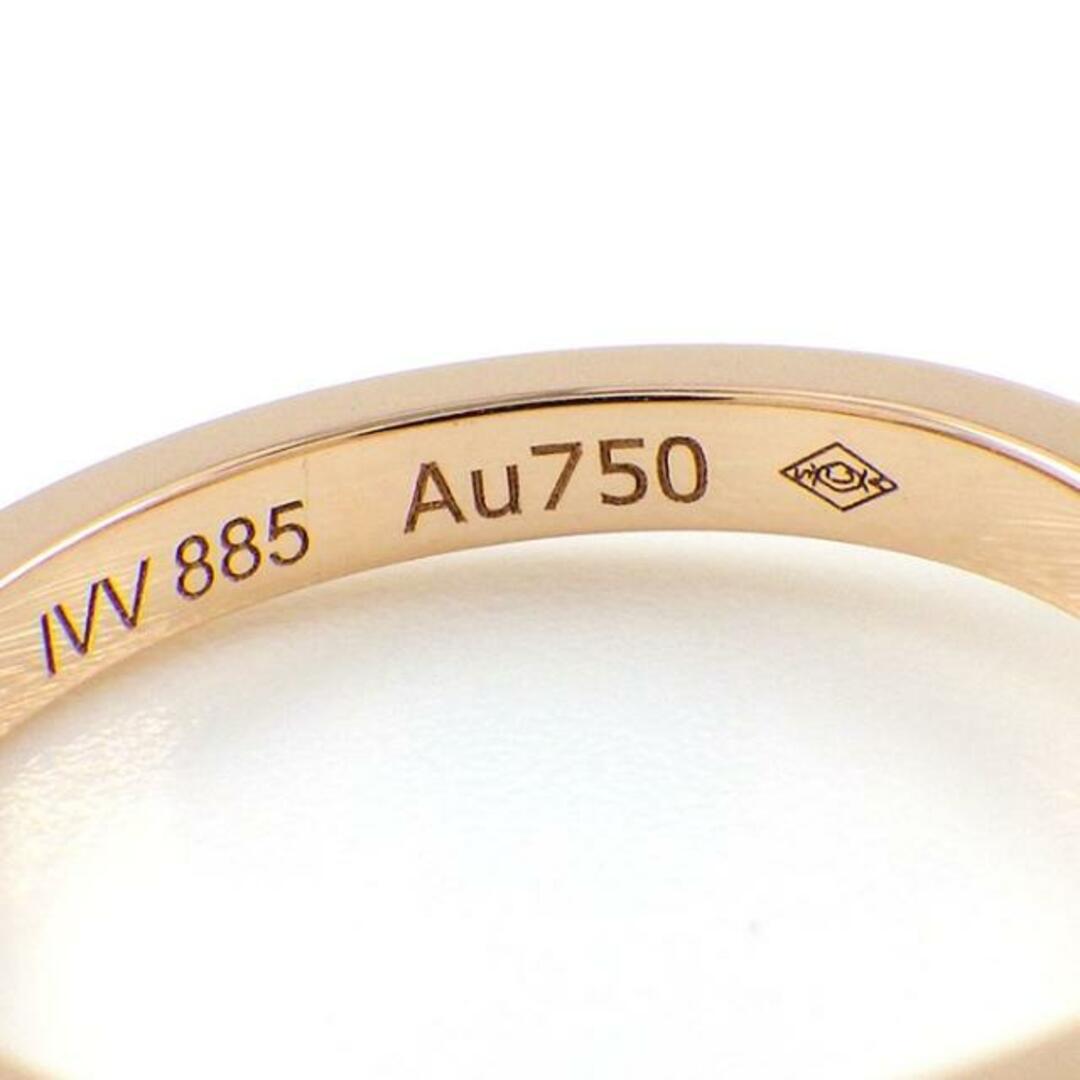 カルティエ Cartier リング バレリーナ カーブ ウェディング B4098700 ロゴ ハーフ サークル 25ポイント ダイヤモンド 計約0.08ct K18PG 9号 / #49 【中古】