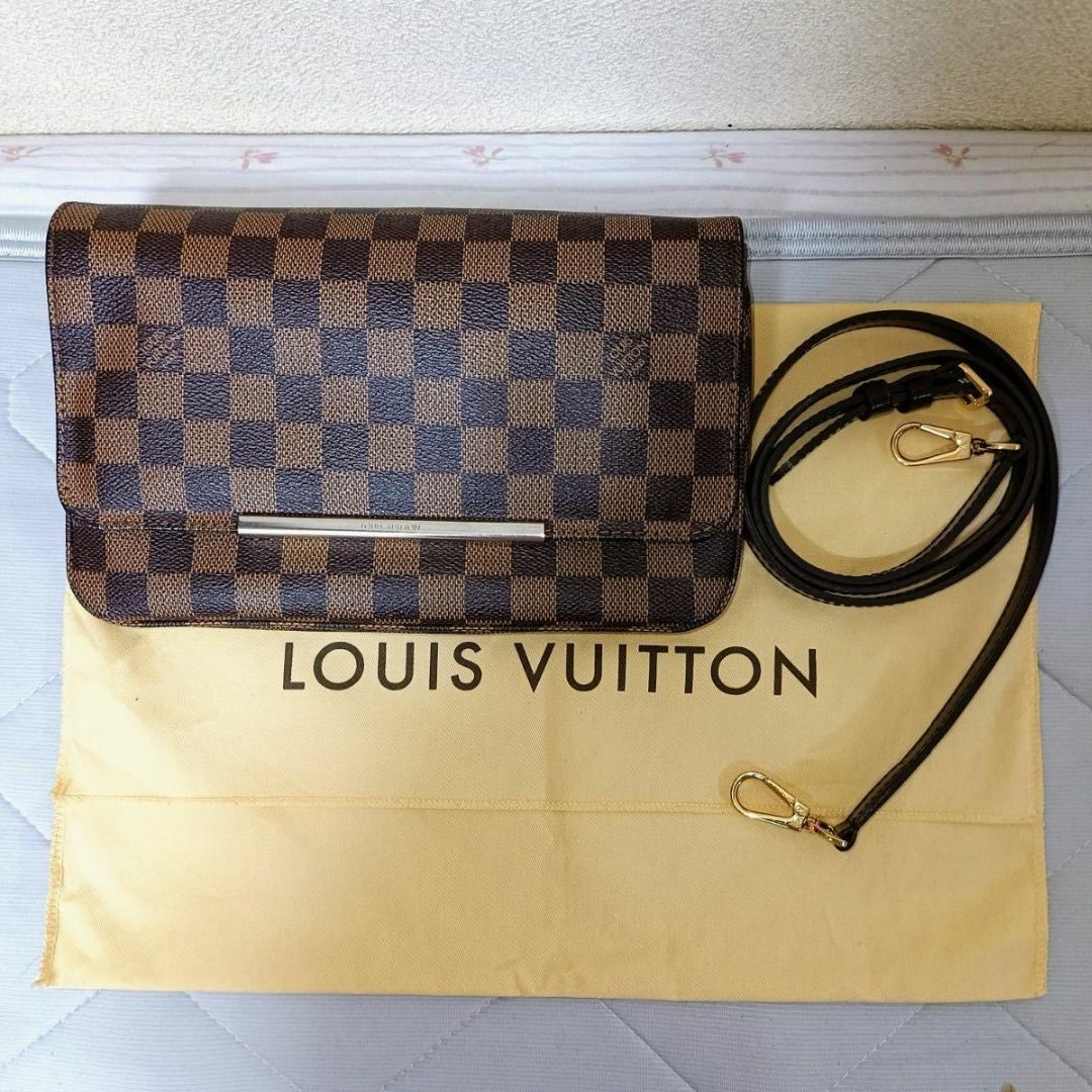 LOUIS VUITTON(ルイヴィトン)の7/17本日限定✨鑑定済み ルイヴィトン ダミエ ホクストン PM N41257 レディースのバッグ(ショルダーバッグ)の商品写真