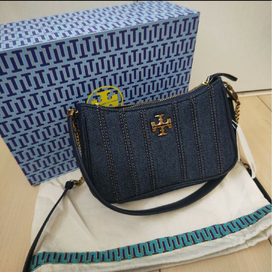 新品　トリーバーチ　Tory Burch　キラデニム　ショルダー　デニム