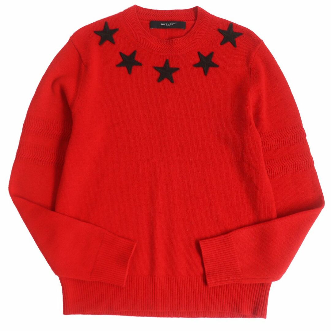 GIVENCHY オープンワークデザイン ハイゲージニットトップス S-
